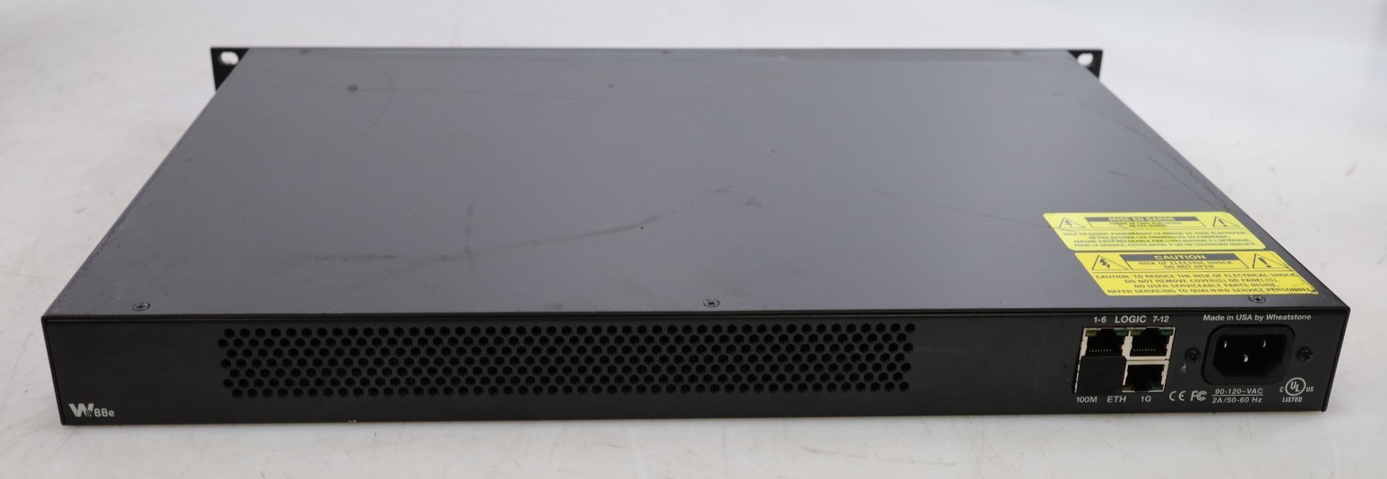 Wheatstone IP88-3E WheatNet-IP Mix Engine BLADE-3 AES67 Broadcast Console DSP