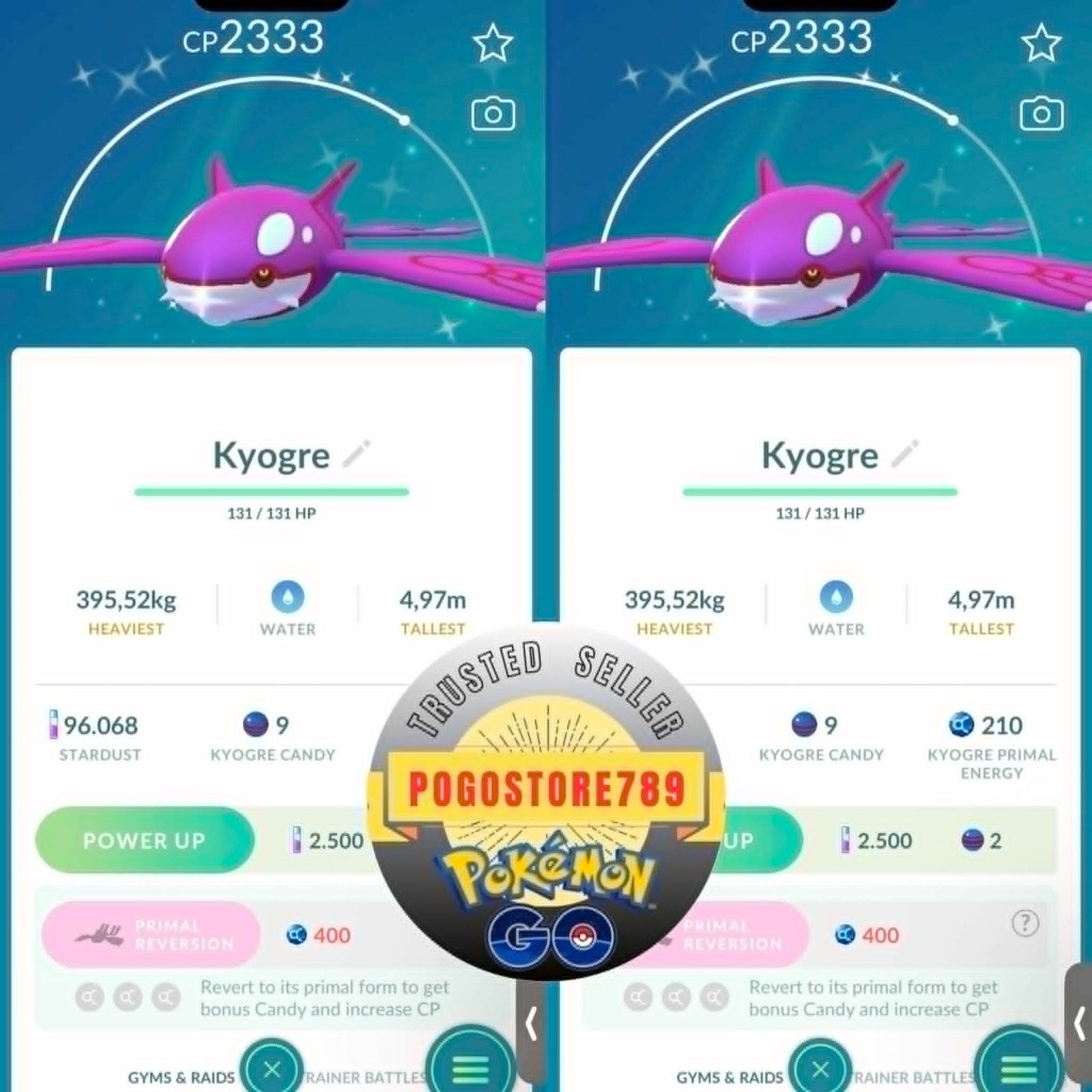 Pokémon Go | Shiny Kyogre ✨