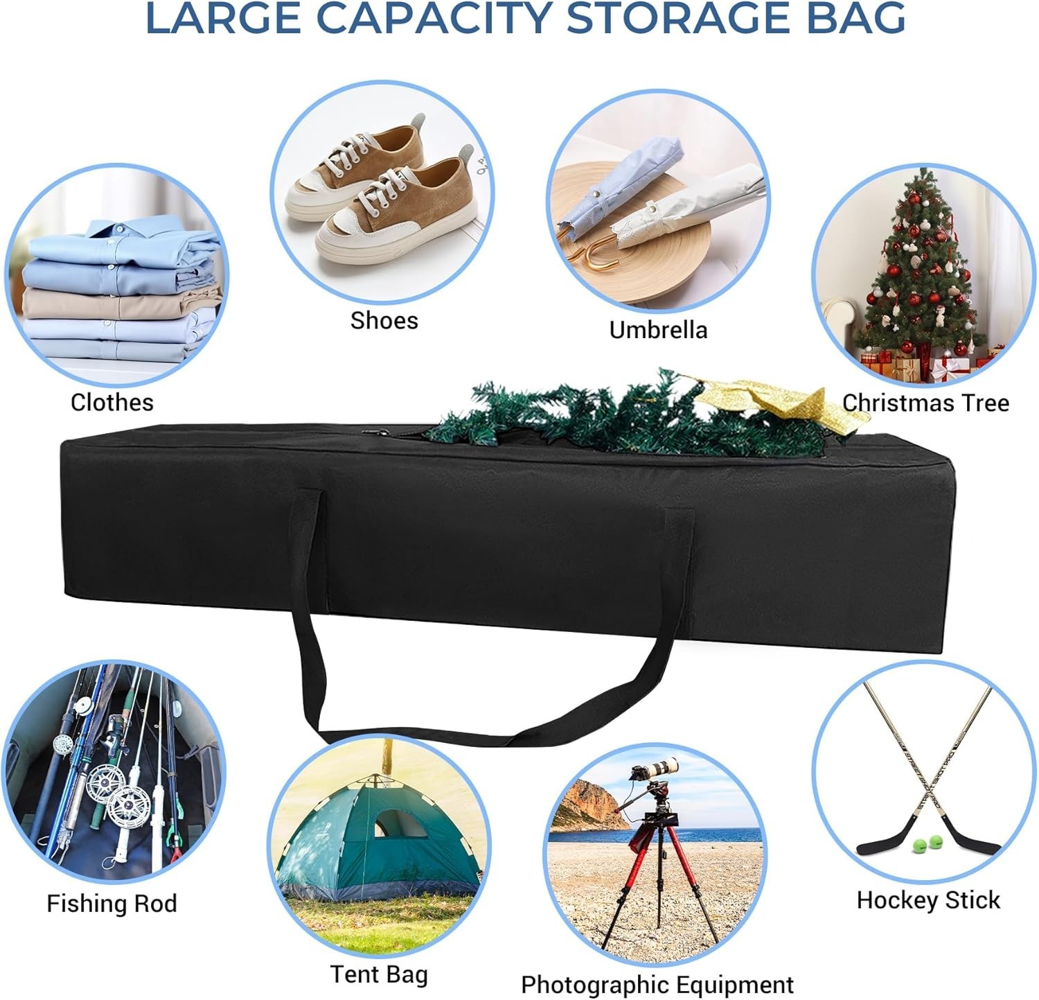 45-Inch Water-Resistant Tripod Carrying Case for Secure Storage and Transport