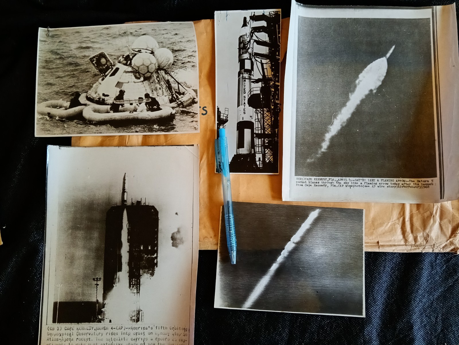 Vintage 1960s NASA Space Program Press Archive - 16 Photos & 5 Negatives - DHL