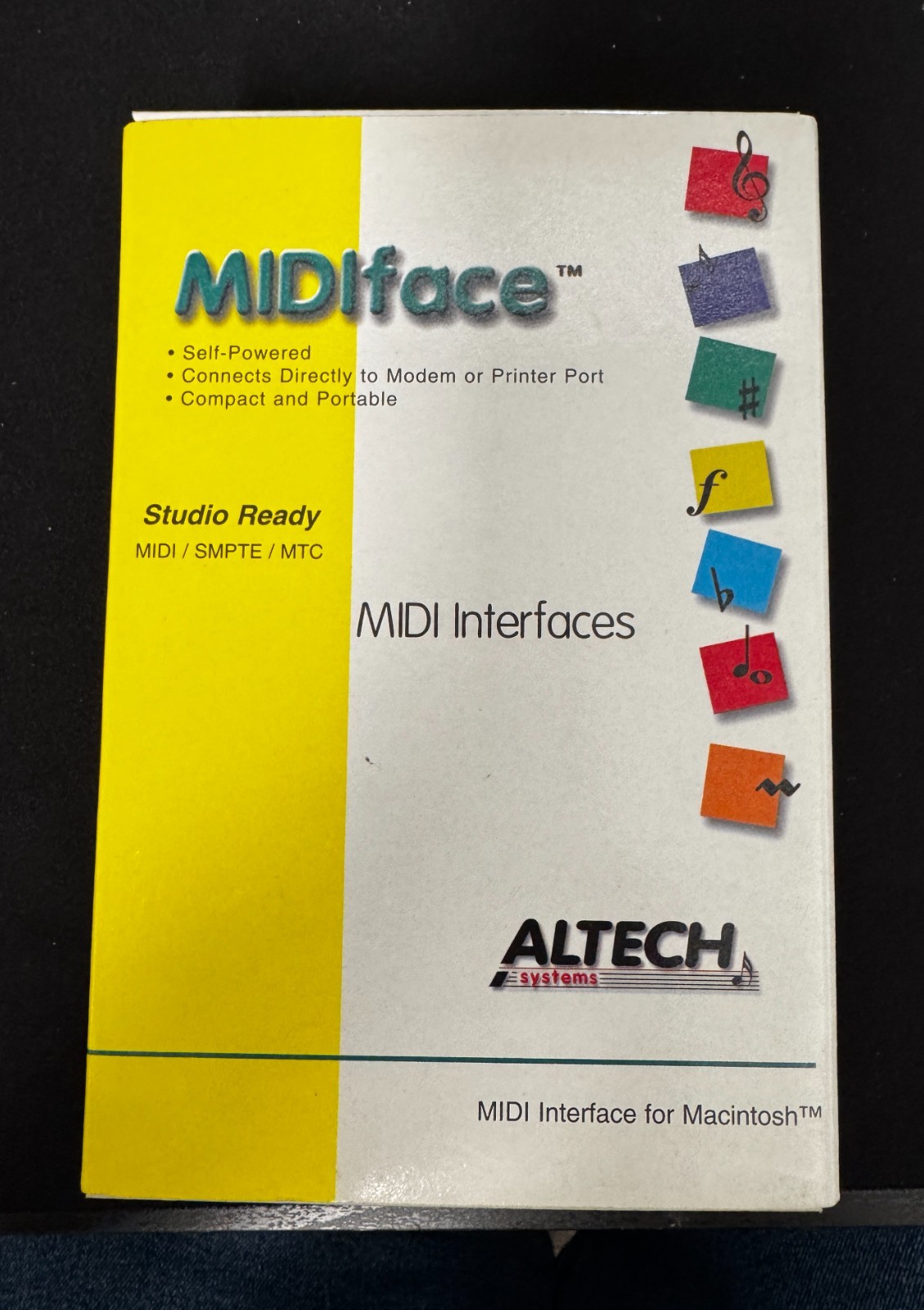 Vintage Altech Systems MIDIface Ex Midi Interface for Macintosh in box