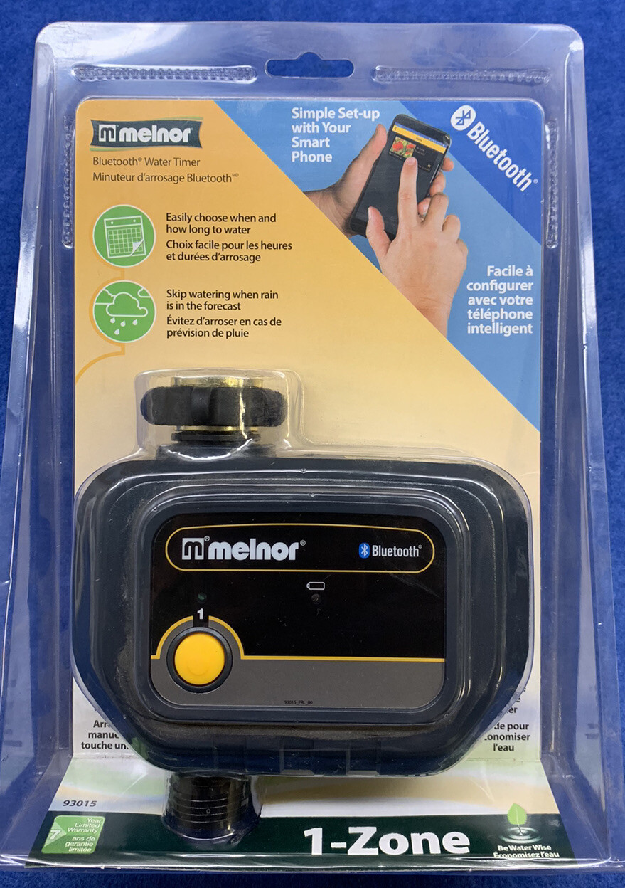 Melnor 93015 1 Zone Bluetooth Water Timer New Free Shipping