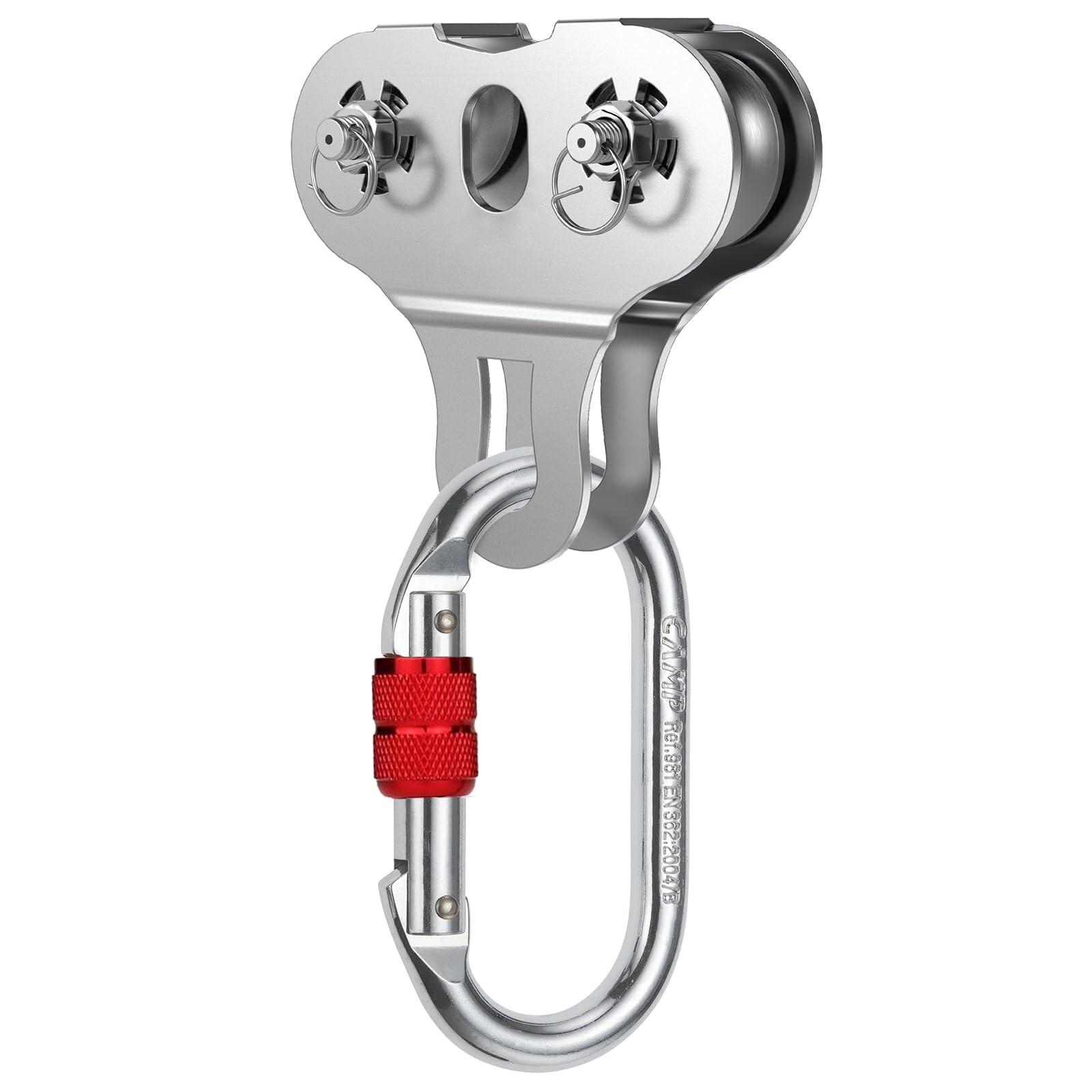 Zipline Pulley, 304 Stainless Steel Zip Line Trolley Heavy Duty