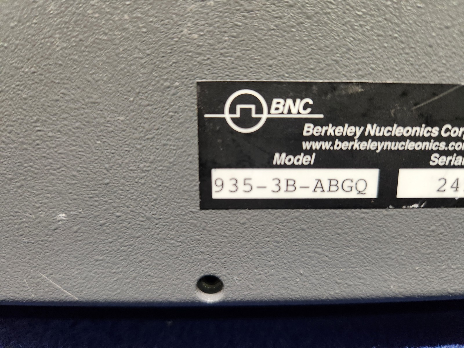 Berkeley Nucleonics BNC SAM 935-3B-ABGQ Portable Gamma Spectroscopy