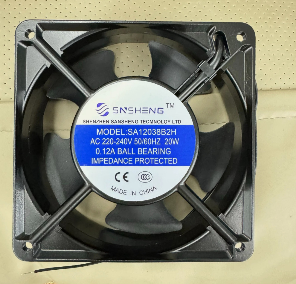 SNSHENG Axial Fan SA12038B2H 20W High Temperature 220V Cabinet Cooling Fan amk