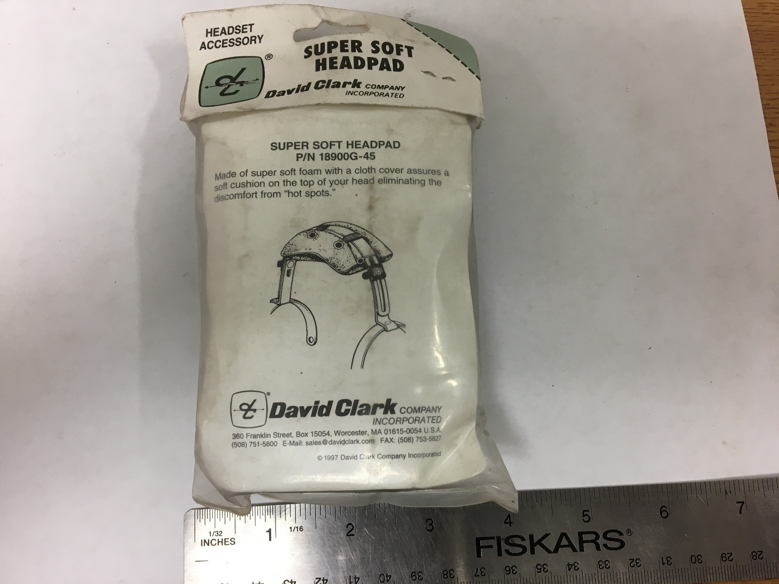 DAVID CLARK SUPER SOFT HEADPAD 18900G-45
