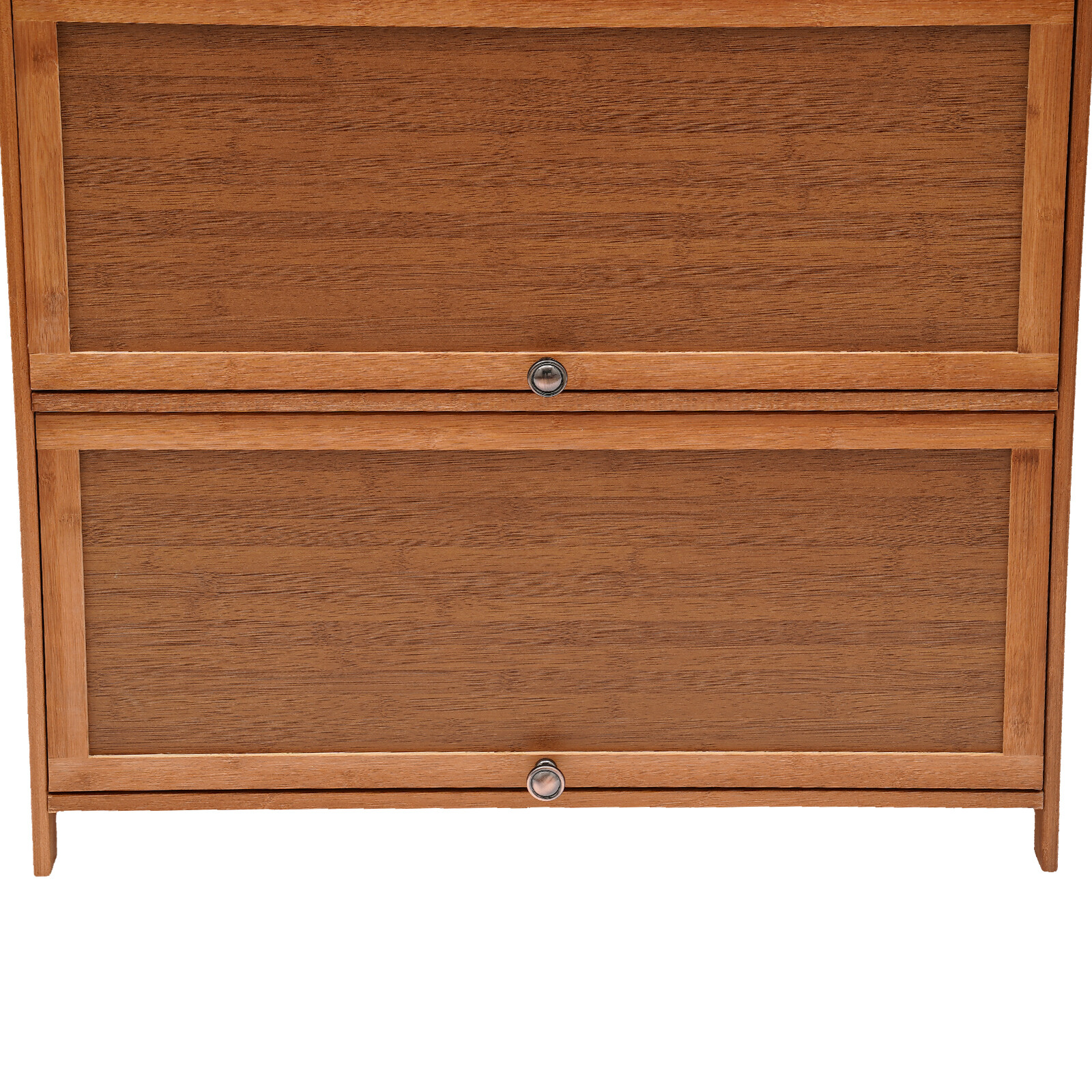 9-Tier Bamboo Shoe Rack Cabinet Shoe Cabinet With Flip Door For Storing Shoe New