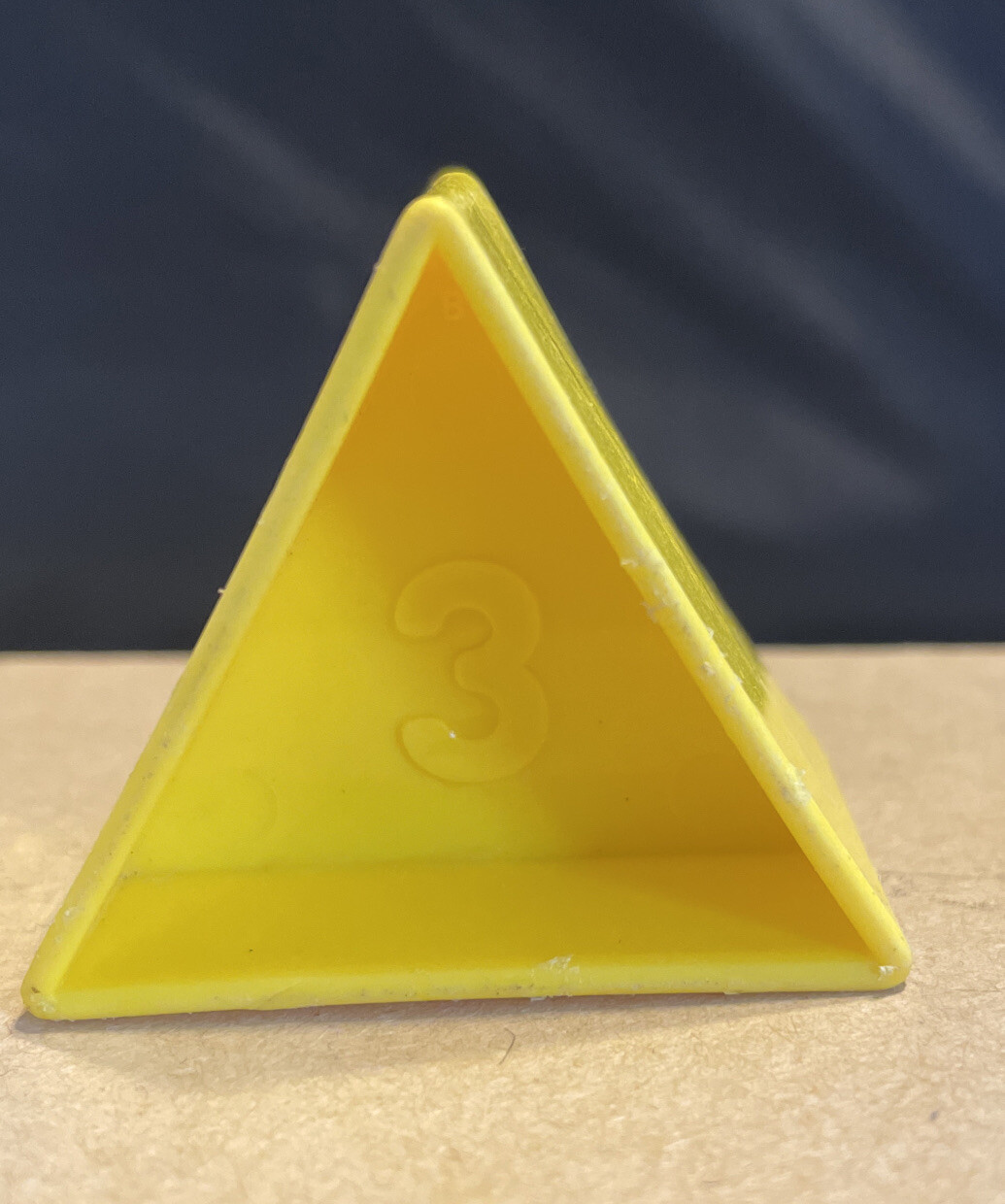 Tupperware Tupper Toy Shape-O Ball Sorter Replacement Yellow Shapes # 3