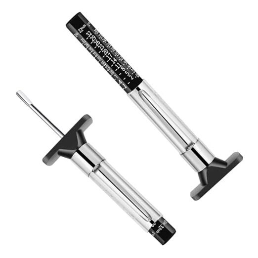 Tire Tread Depth Gauge, Tire Depth Gauge 32nds, Professional Tire Tread Gauge