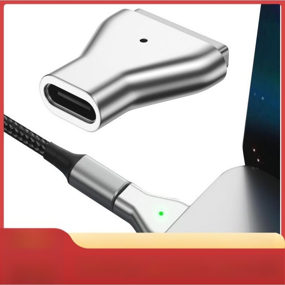 USB C to For MAGSAFE for 2 Magnetic Charger Adapter PD Fast Charging with
