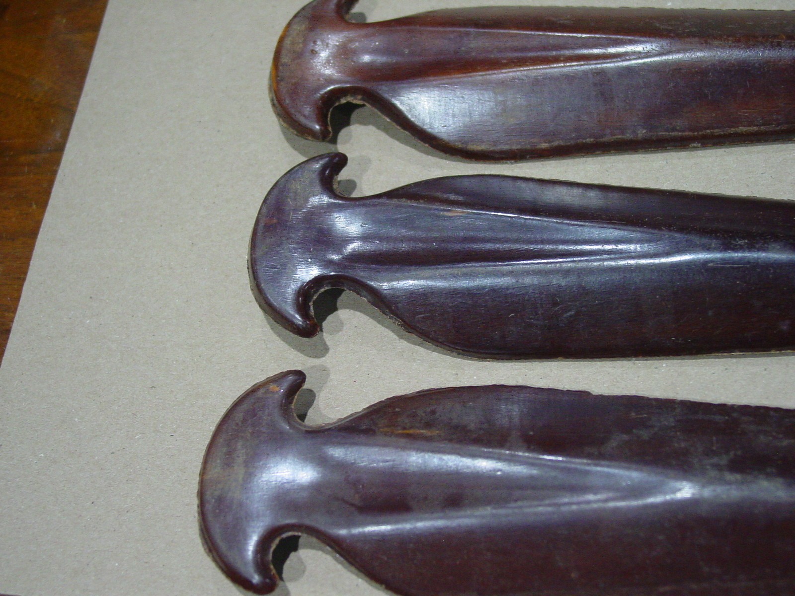 3 Vintage WWII Era BAKELITE STAKES German Pup Tent