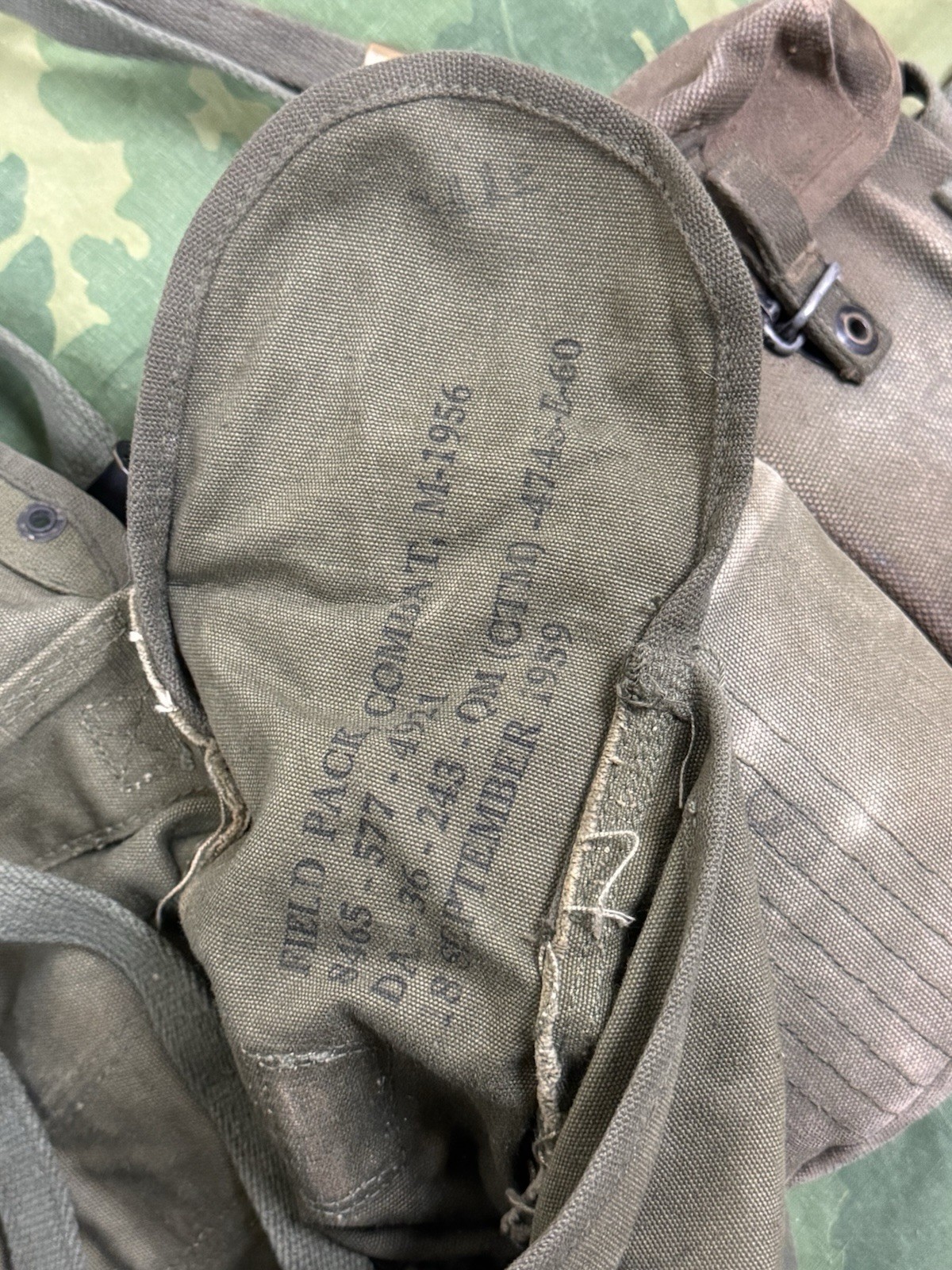 Early Vietnam War U.S. Field Gear Set