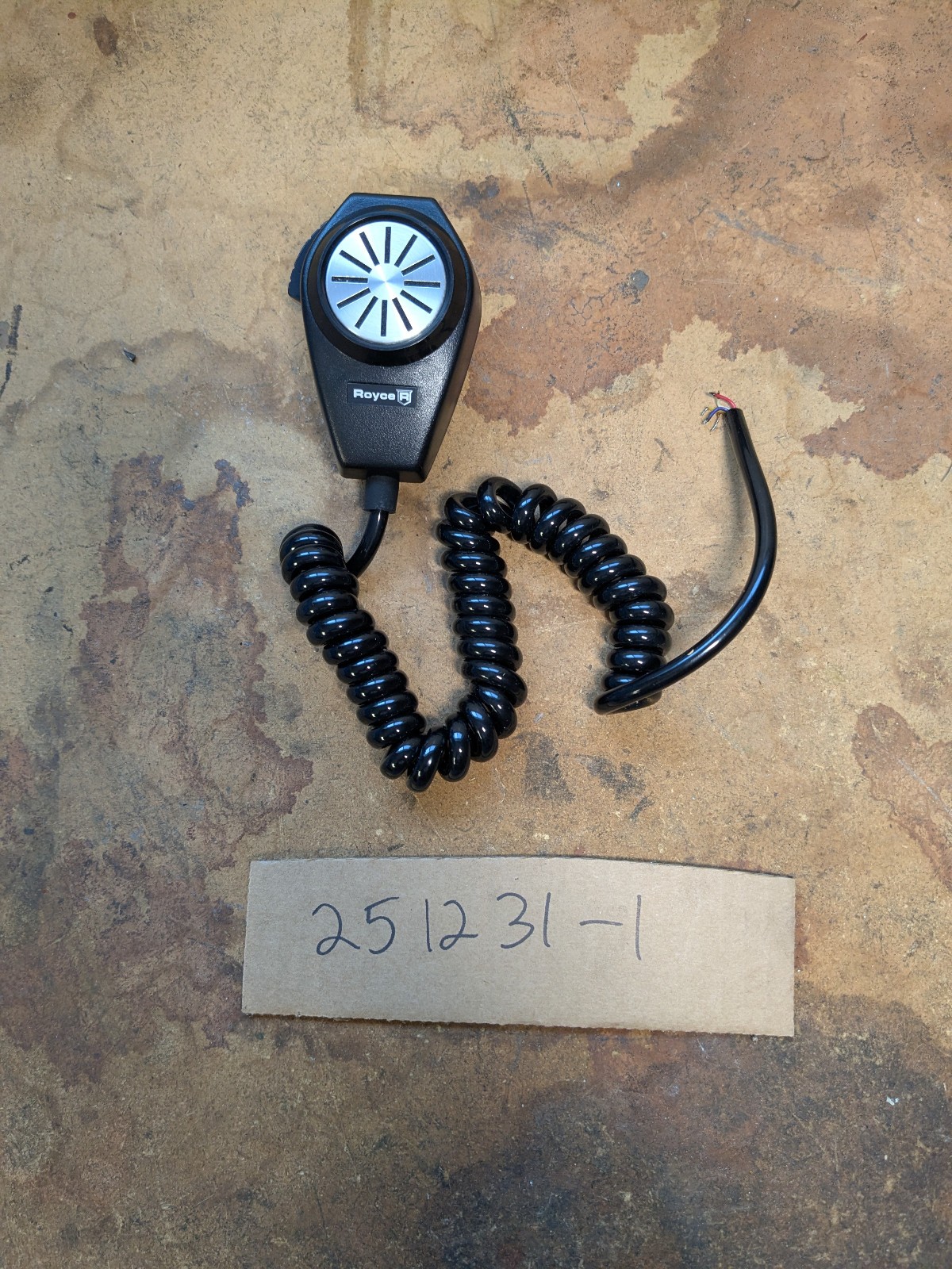 Royce 2-077 Replacement Microphone 500 ohm Dynamics