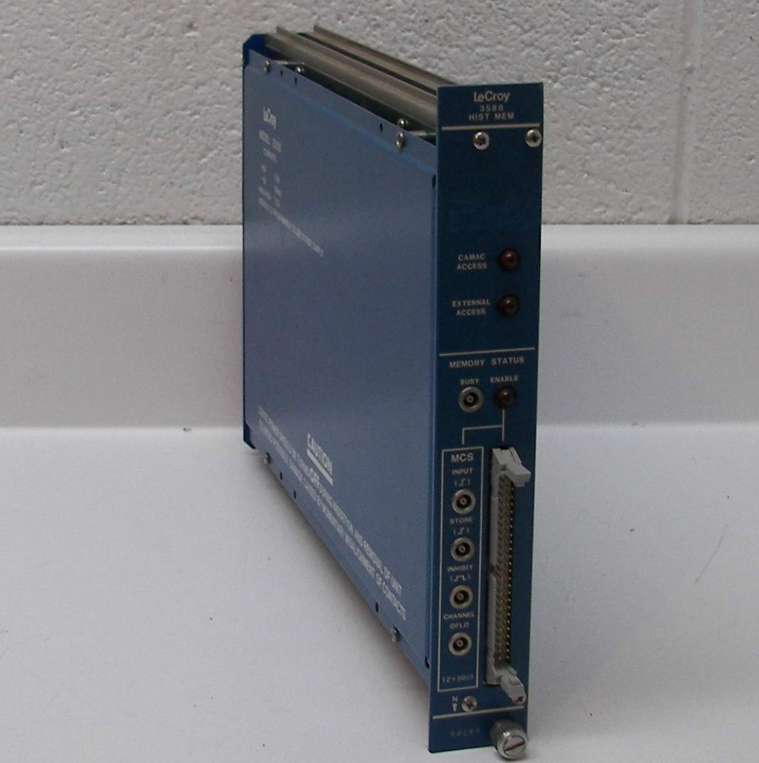 LECROY 3588 HIST MEM CURRENTS CAMAC MODULAR