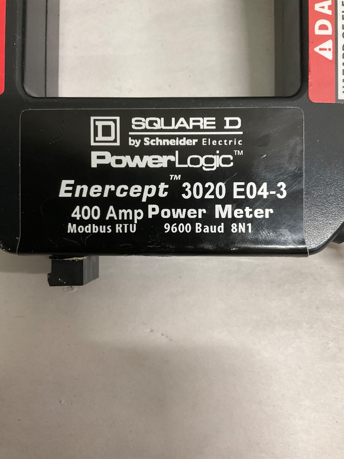 Power Logic Enercept Meter 3020 E04-3 400 AMP