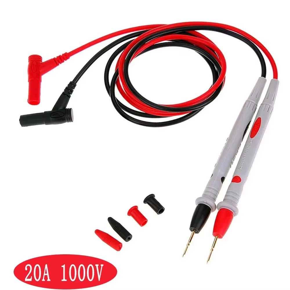 Multimeter Hard Point Test Leads Set 1000V 20A Meter Probes