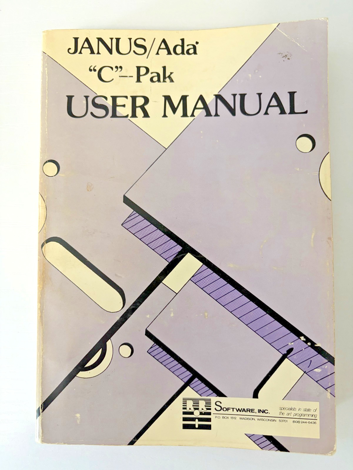 Vintage JANUS Ada C-Pak User Manual RR Software Madison WI Rare Programming