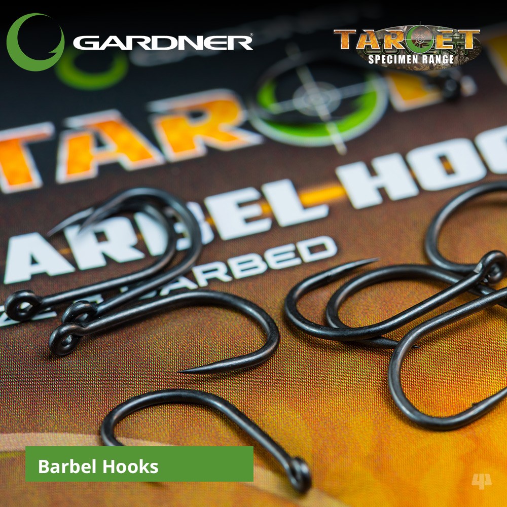 Gardner Tackle Target Barbel Hooks - Carp Barbel Tench Bream Chub Coarse Fishing