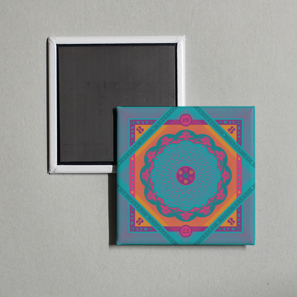 Grateful Dead - Cornell 5877 (Live) Album Cover Locker Fridge Magnet