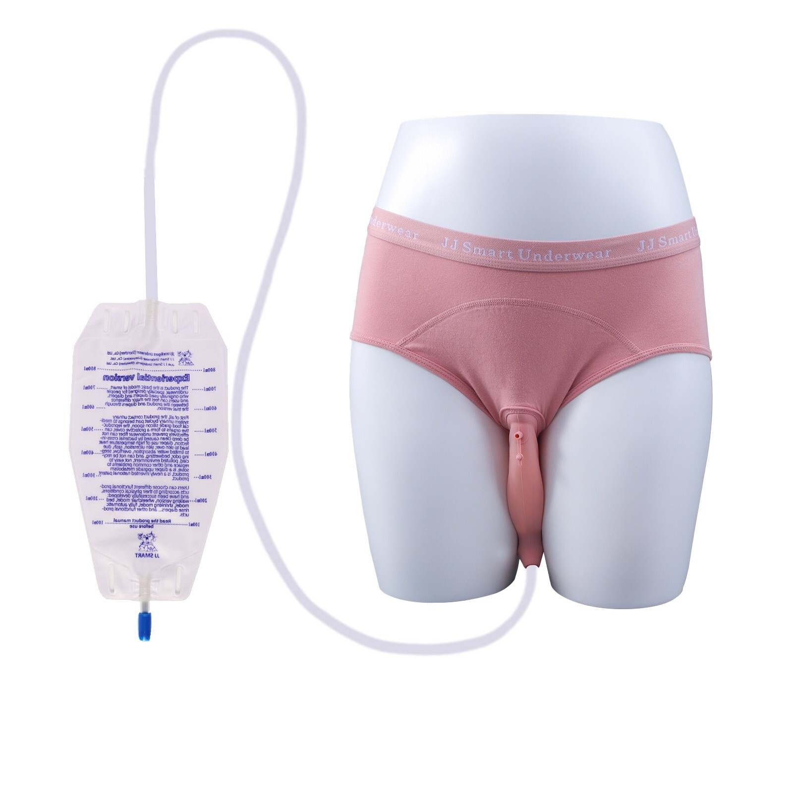 Latex Bag for Elderly Male Women Urine BagCatheter Urinary Reusable Pee Pouch M