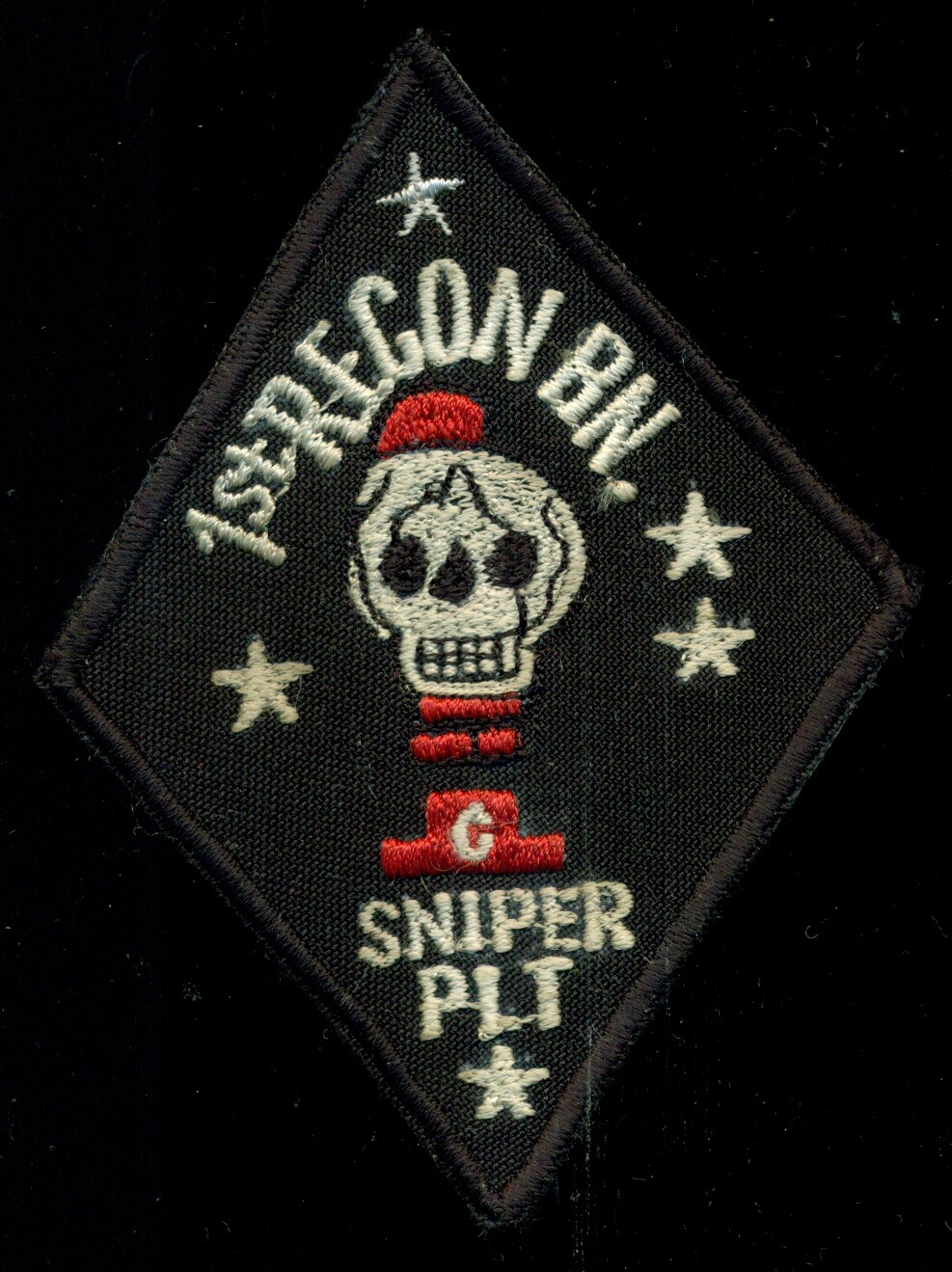 USMC C Co 1st Marines Reconnaissance Battalion Sniper Platoon Vietnam Patch AA