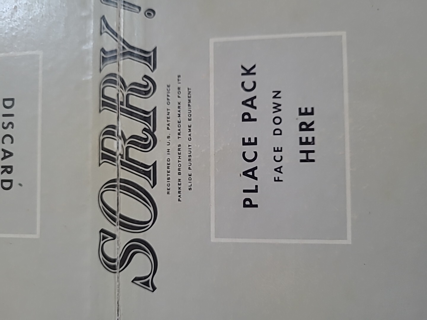 1964 SORRY Board Game Parker Brothers Complete Vintage Complete