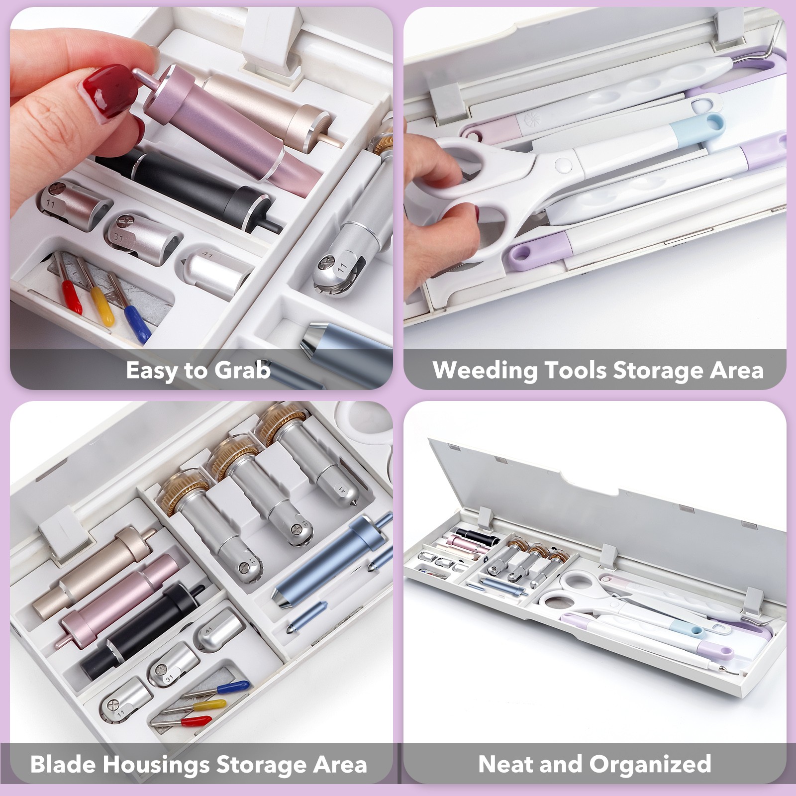 4Pcs/set Tool Storage Insert Compatible with Cricut Maker 3 & Maker