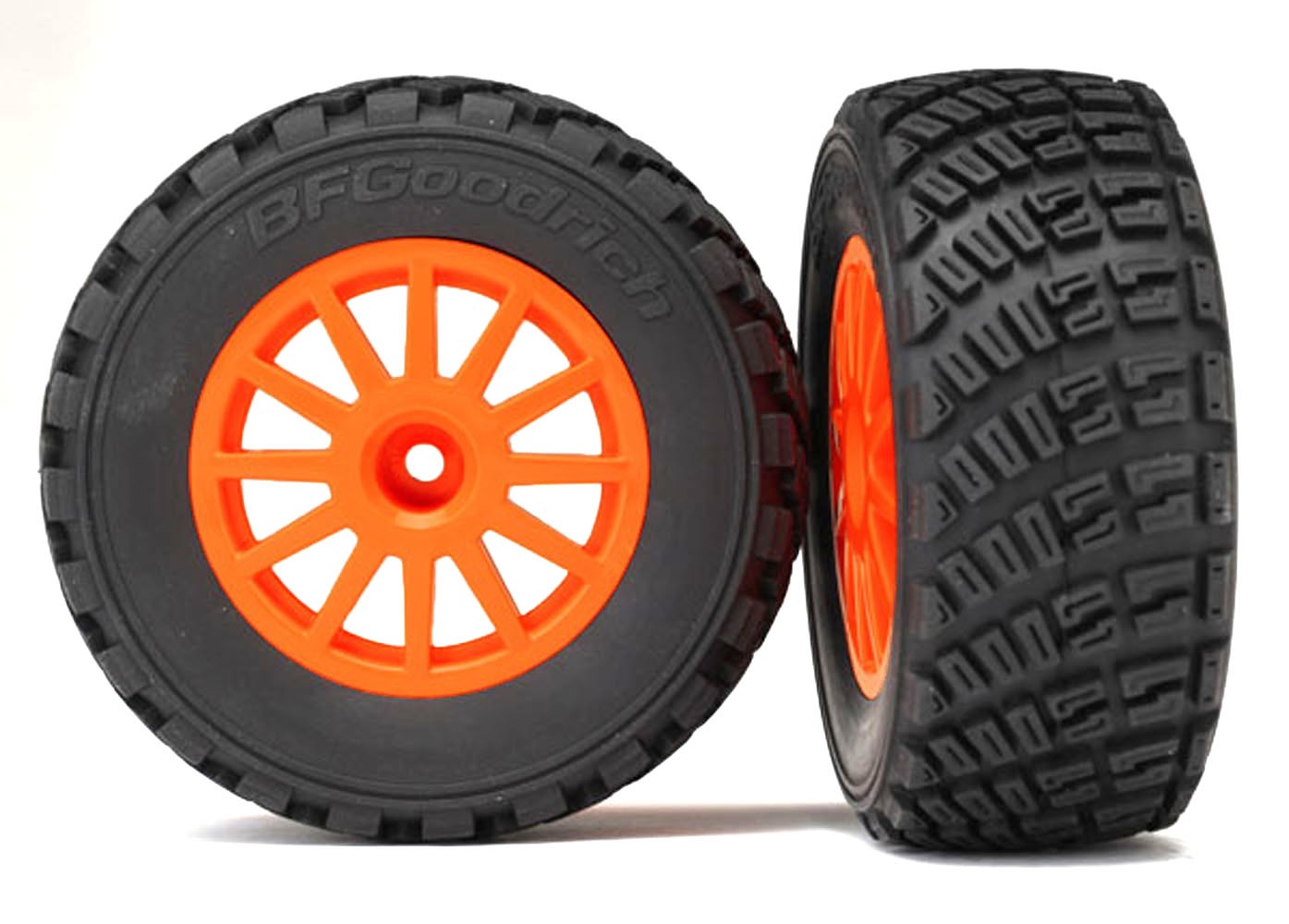 Traxxas 1/10 Ford Fiesta ST Rally 4x4 VXL * Gravel Tires, Wheels, Orange * 7473A