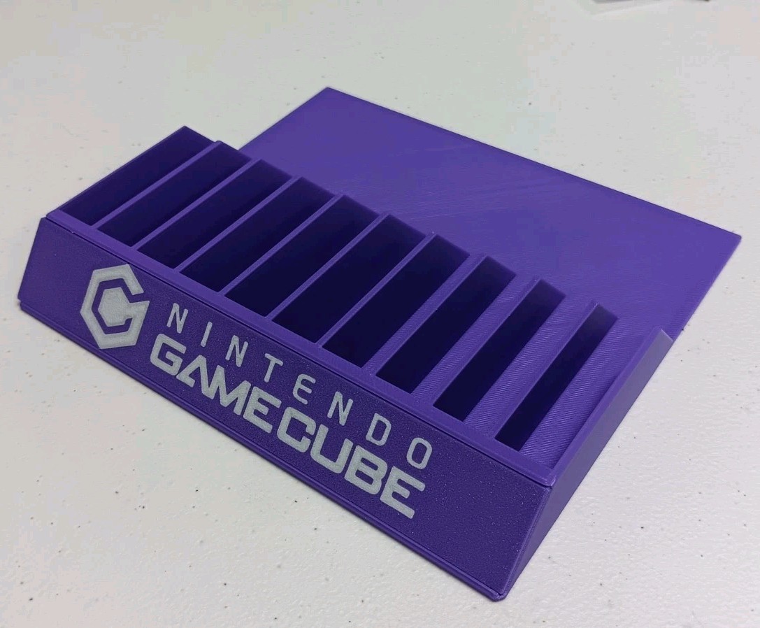 Nintendo GameCube / 10 Game Case Holder / Retro Game Storage Holder