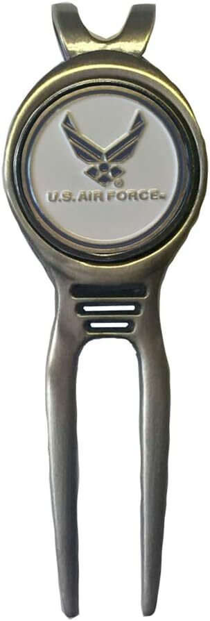 Divot Repair Tool with Double-Sided Magnetic Ball Marker - Best Divot Fixer