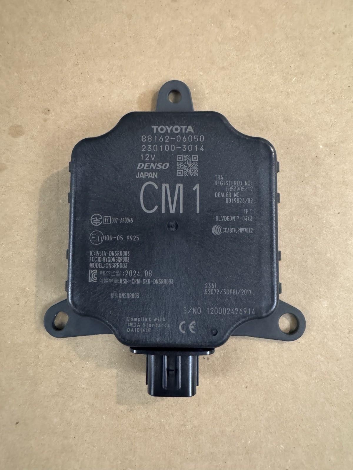 NEW Genuine Toyota Blind Spot Detection System Warning Sensor 88162-06050
