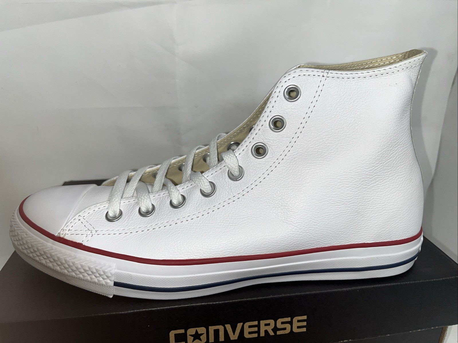 Converse All Stars White Hi Leather