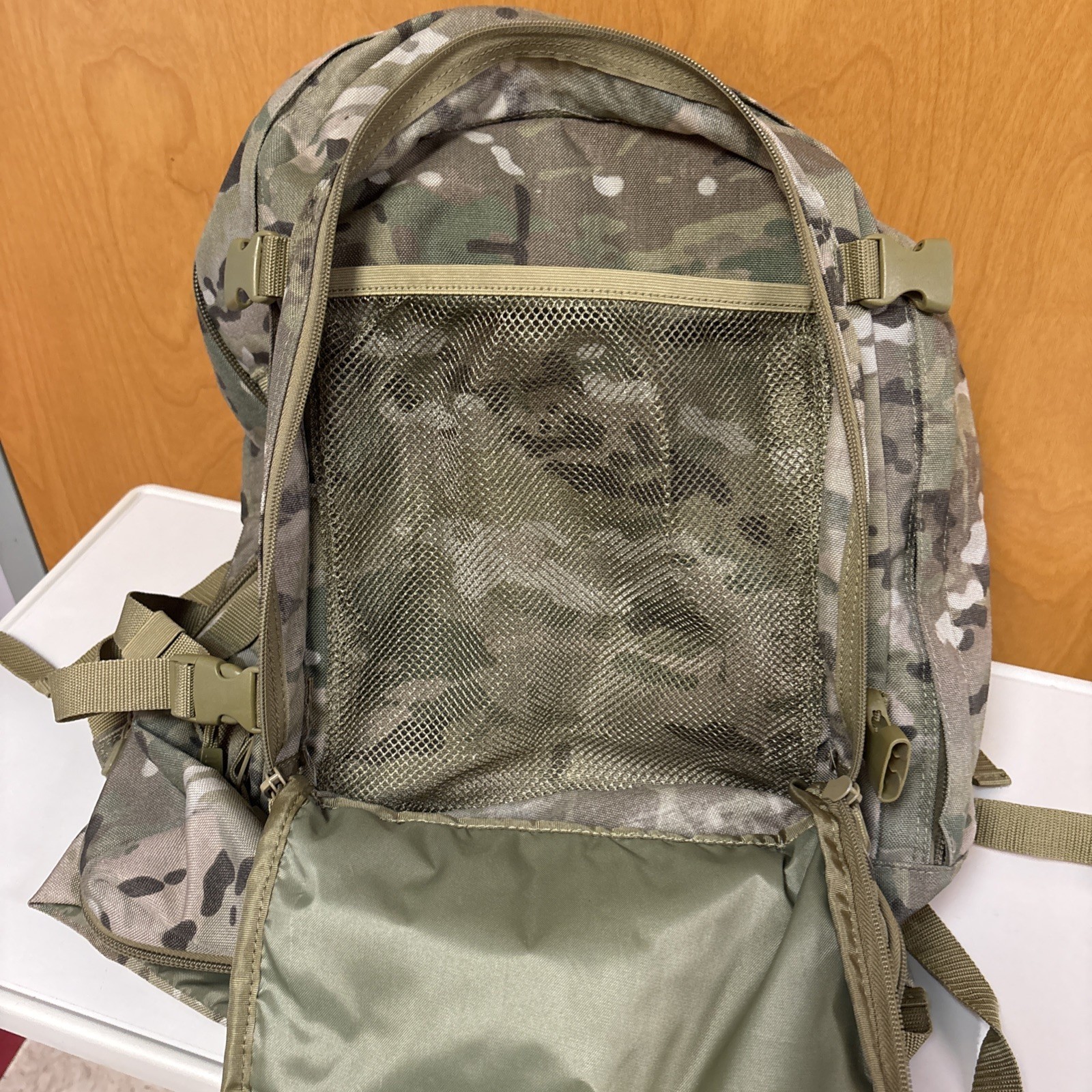 Code Alpha Large Tactical Backpack Expandable Multicam Excellent Condition