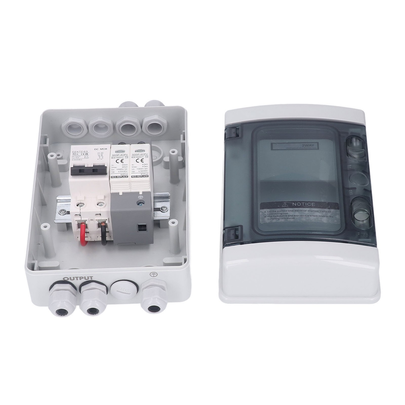 PV Combiner Box IP65 Waterproof Protection Photovoltaic Solar