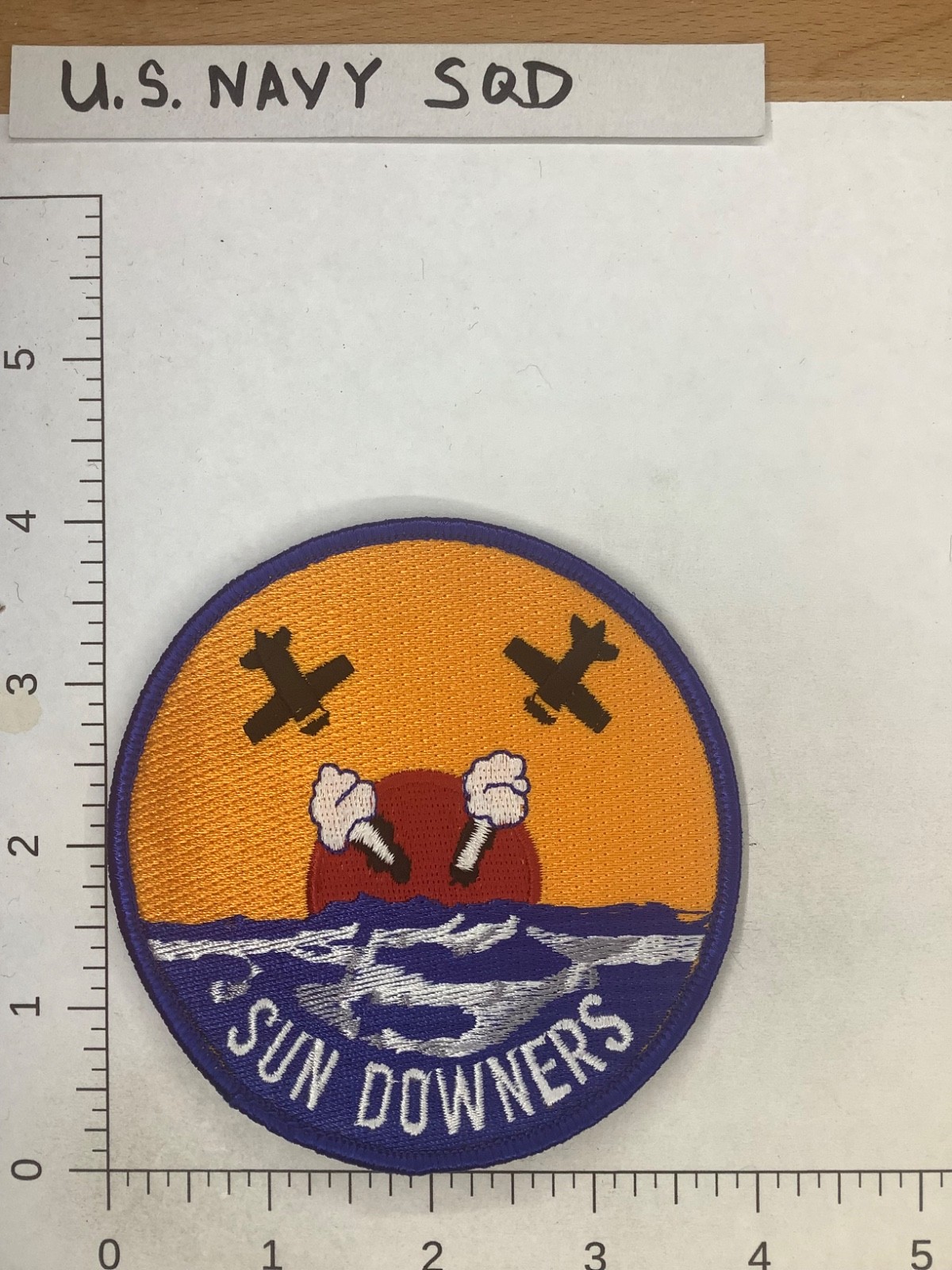 US NAVY SUN DOWNERS VF-111 SQUADRON PATCH