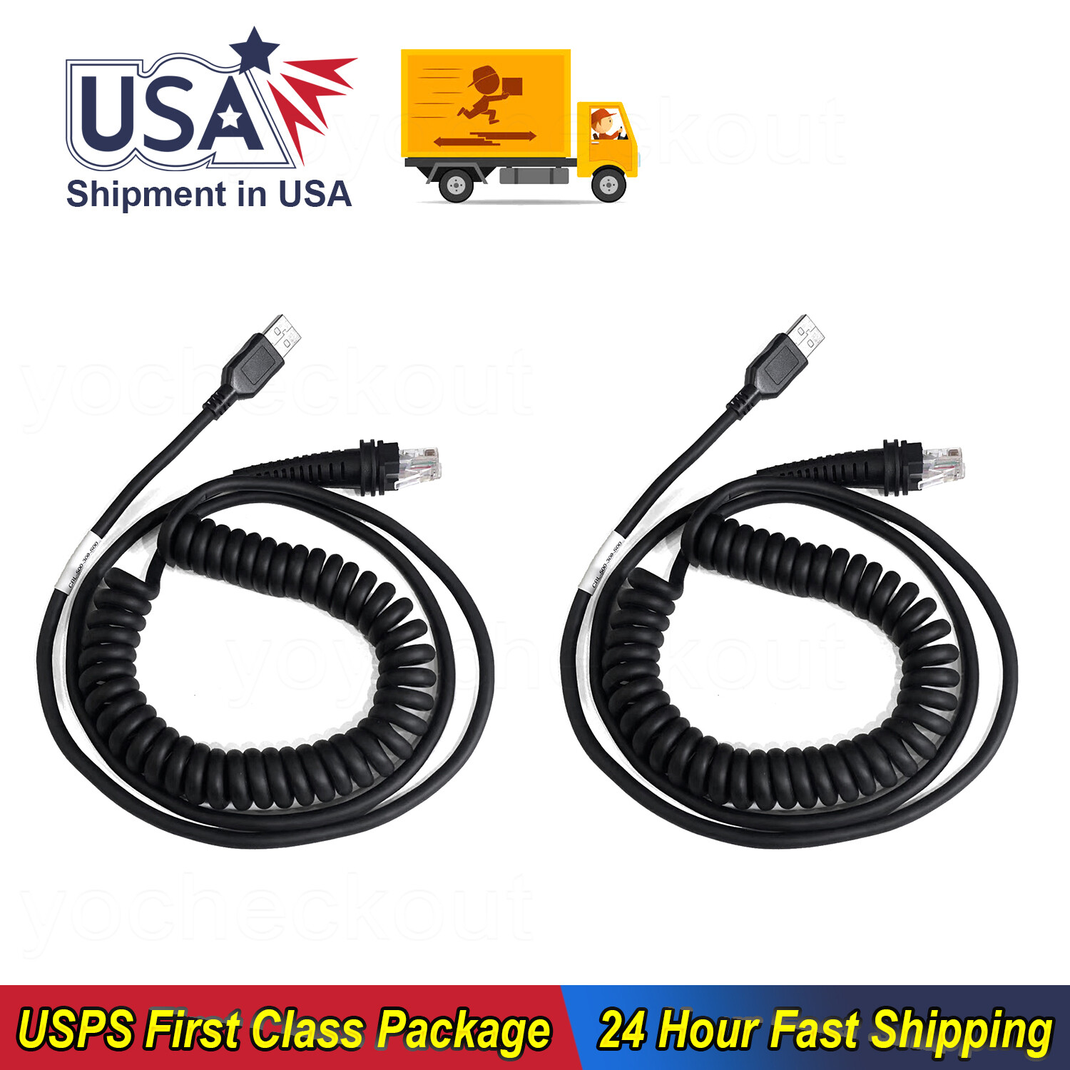 2PCS *5M USB A to RJ45 Scanner Cable For Honeywell 1950G-SR 1911i 1911i-ER