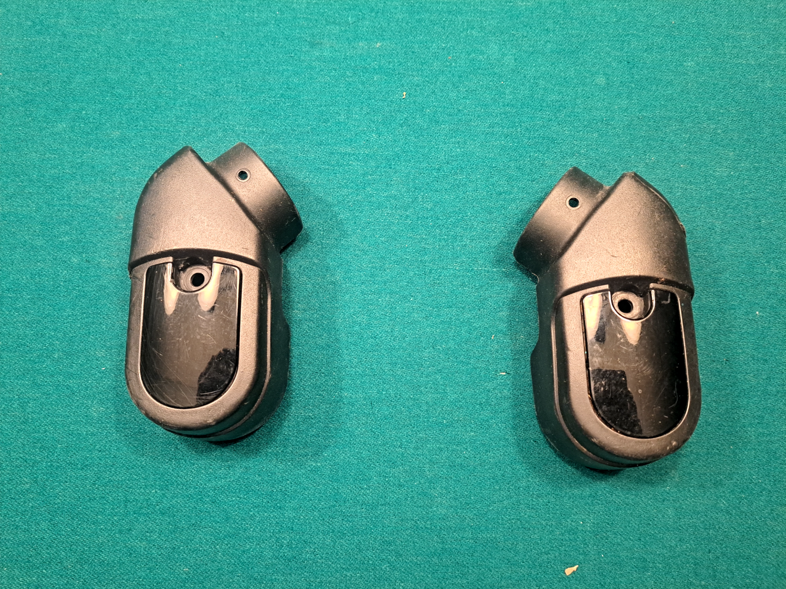 Power Wheelchair Caster Cap Cover Black Pair