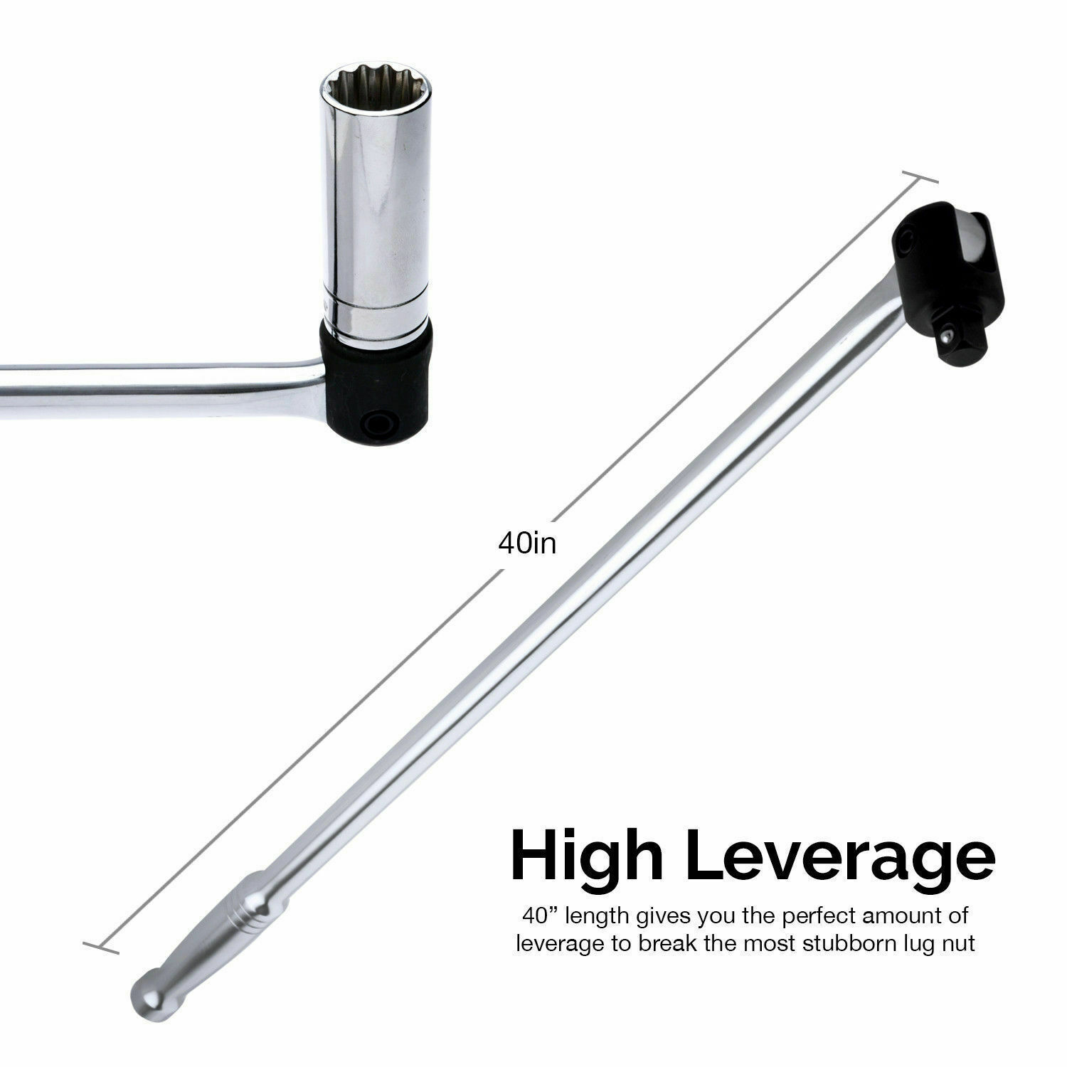 3/4 in. Drive 40 in. Extended Leverage Breaker Bar