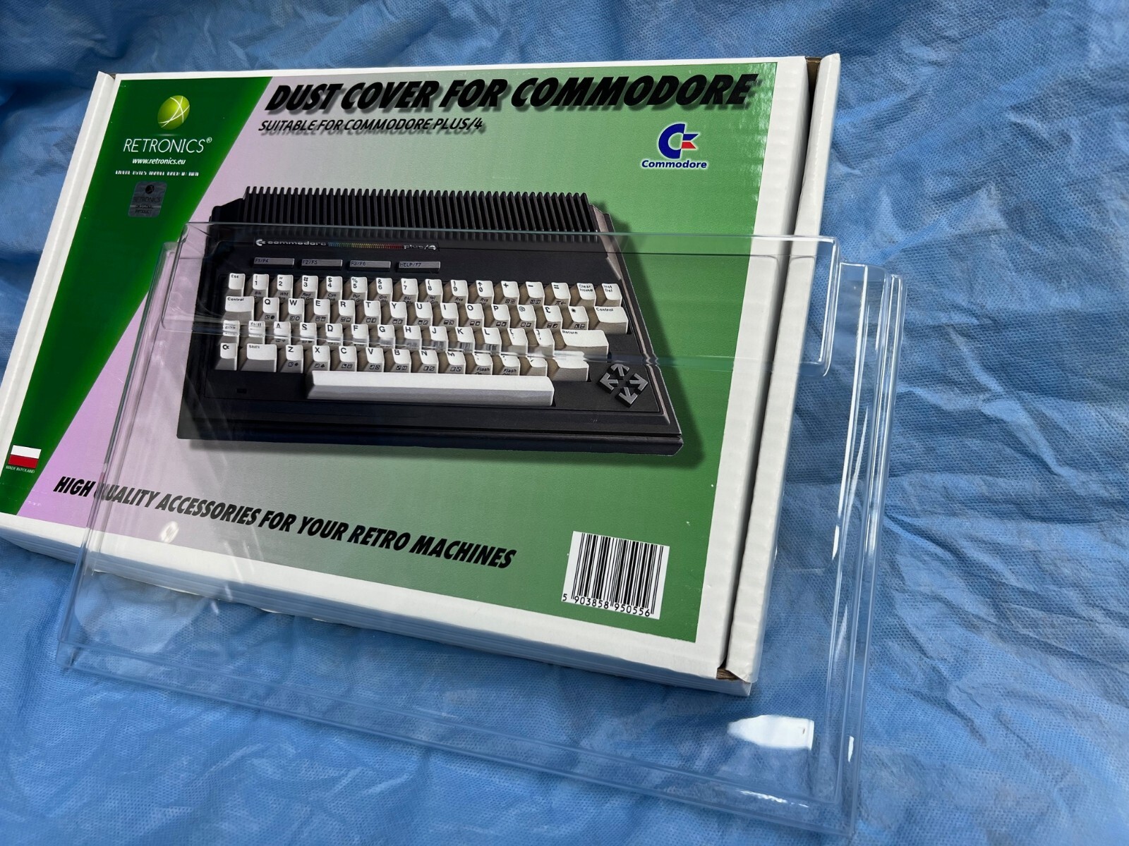 Commodore Plus/4 - Transparent High Quality Dust Cover