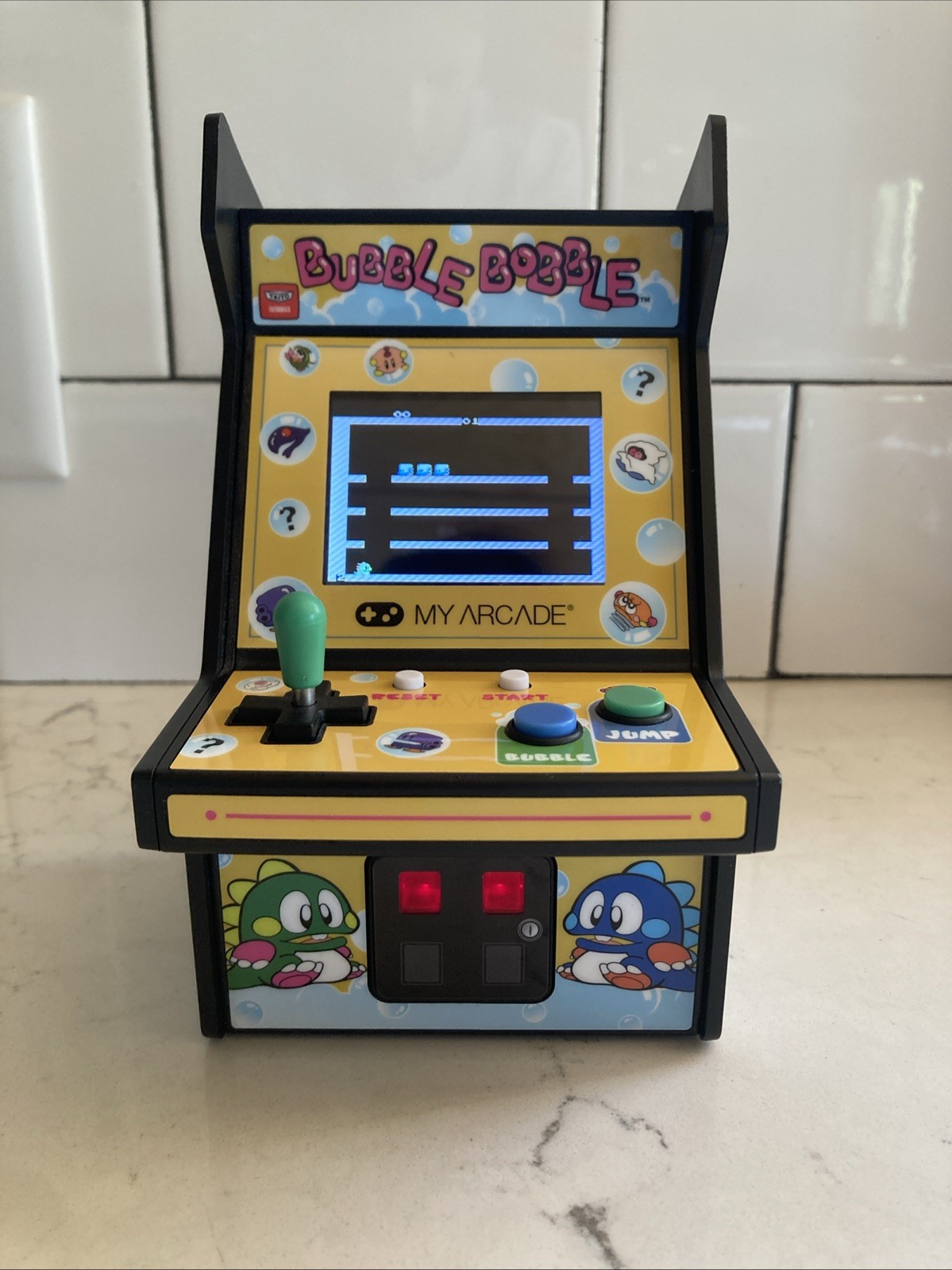 WB My Arcade DGUNL-3241 Bubble Bobble Micro Player Retro Arcade Machine - 6.75"