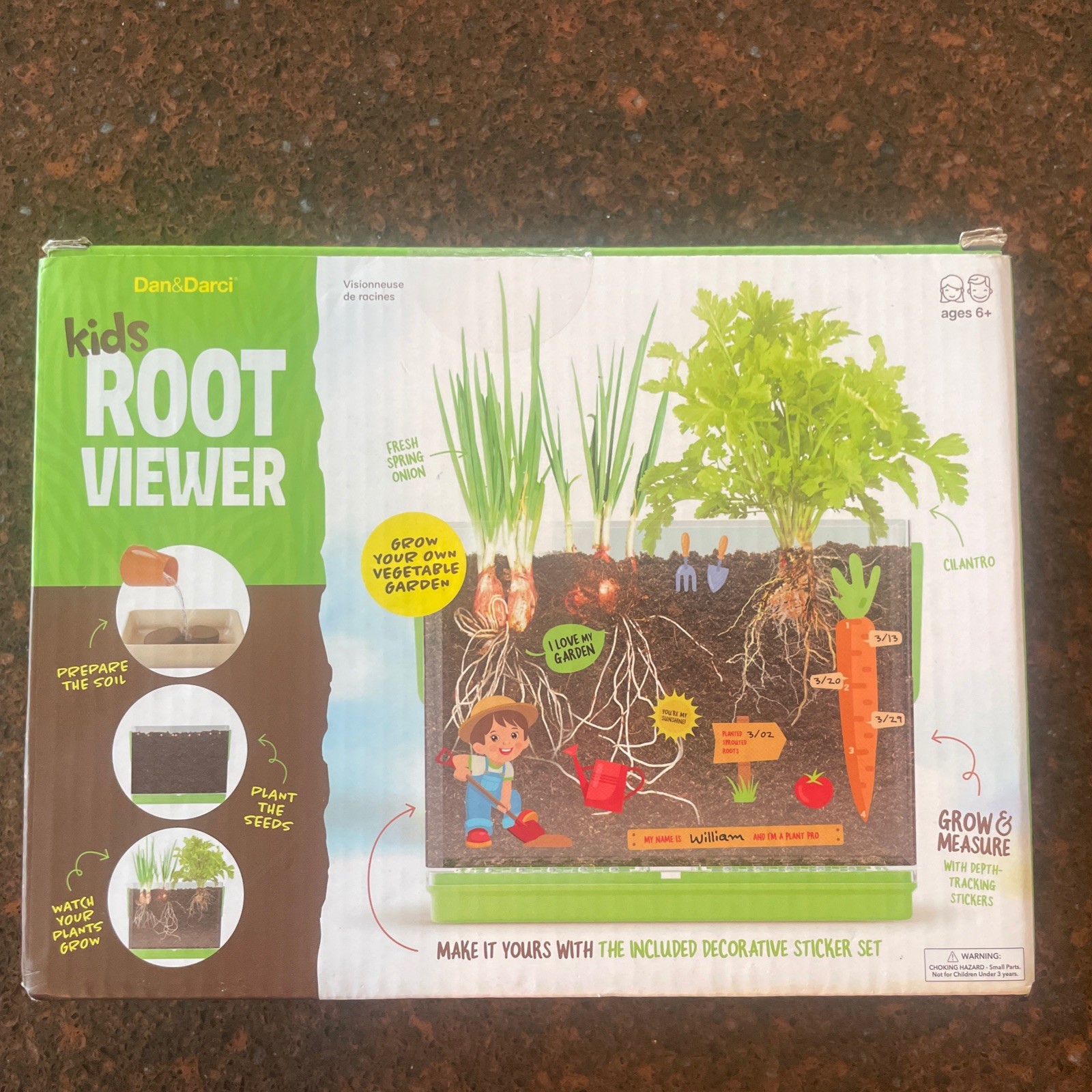 Root Viewer Kit, STEM Educational Toy, Grow Your Own Plant, Ages 6-12