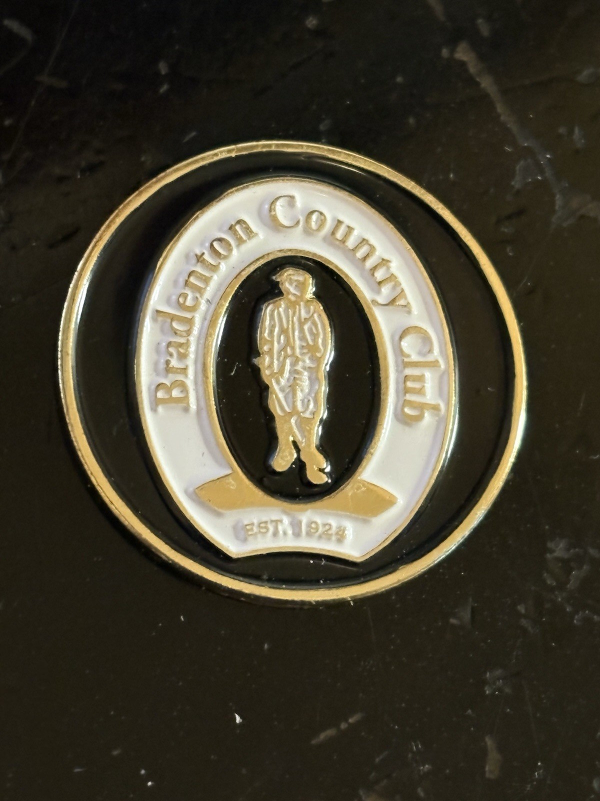 Bradenton Country Club Members 1" Coin Style Golf Marker - Bradenton, Florida
