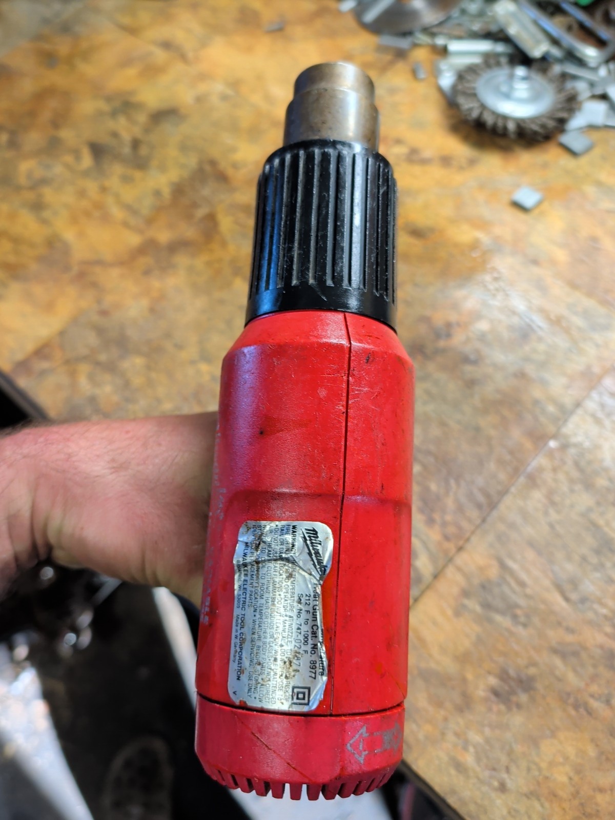 Milwaukee 8977 Variable Temperature Heat Gun - Red
