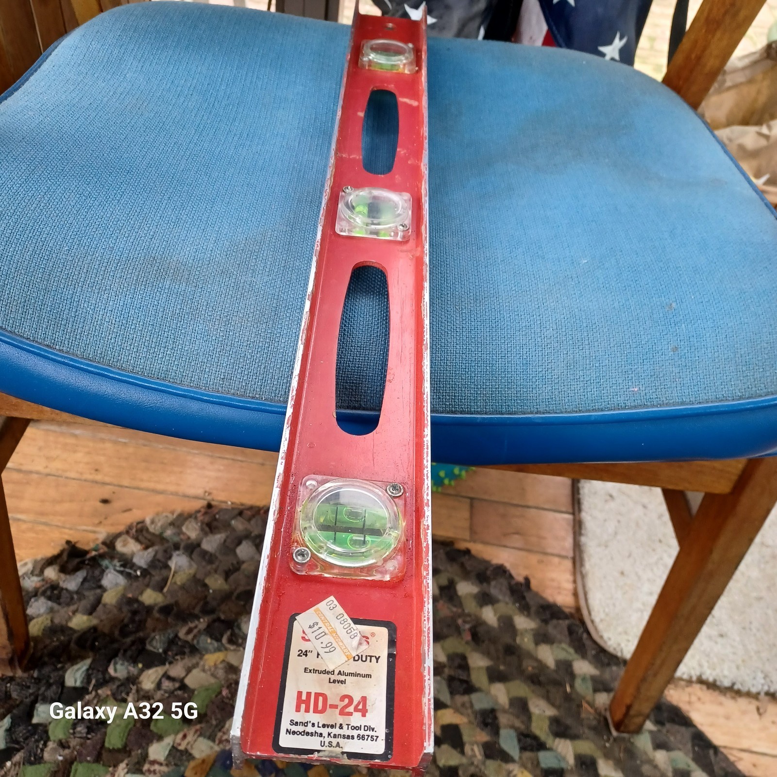Vintage Sands Level & Tool Co 24 Inch Professional Cast Aluminum Green
