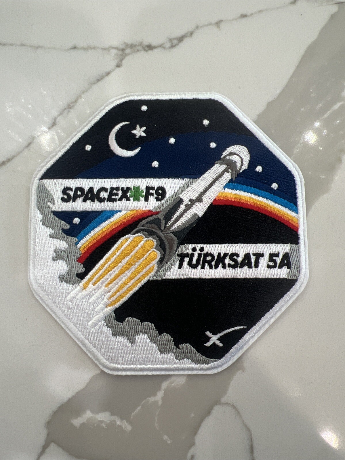 SpaceX Employee Patch - Turksat 5A Satellite Mission