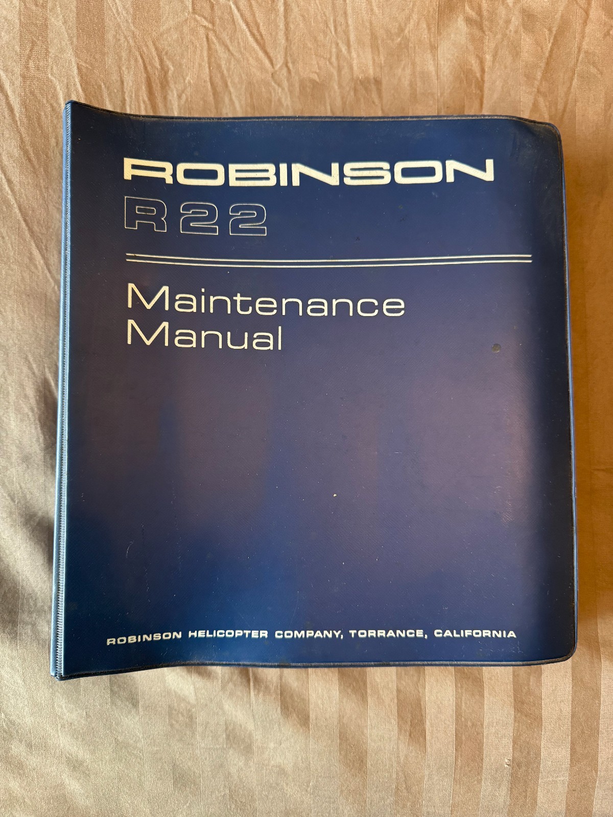 Robinson R22 maintenance manual