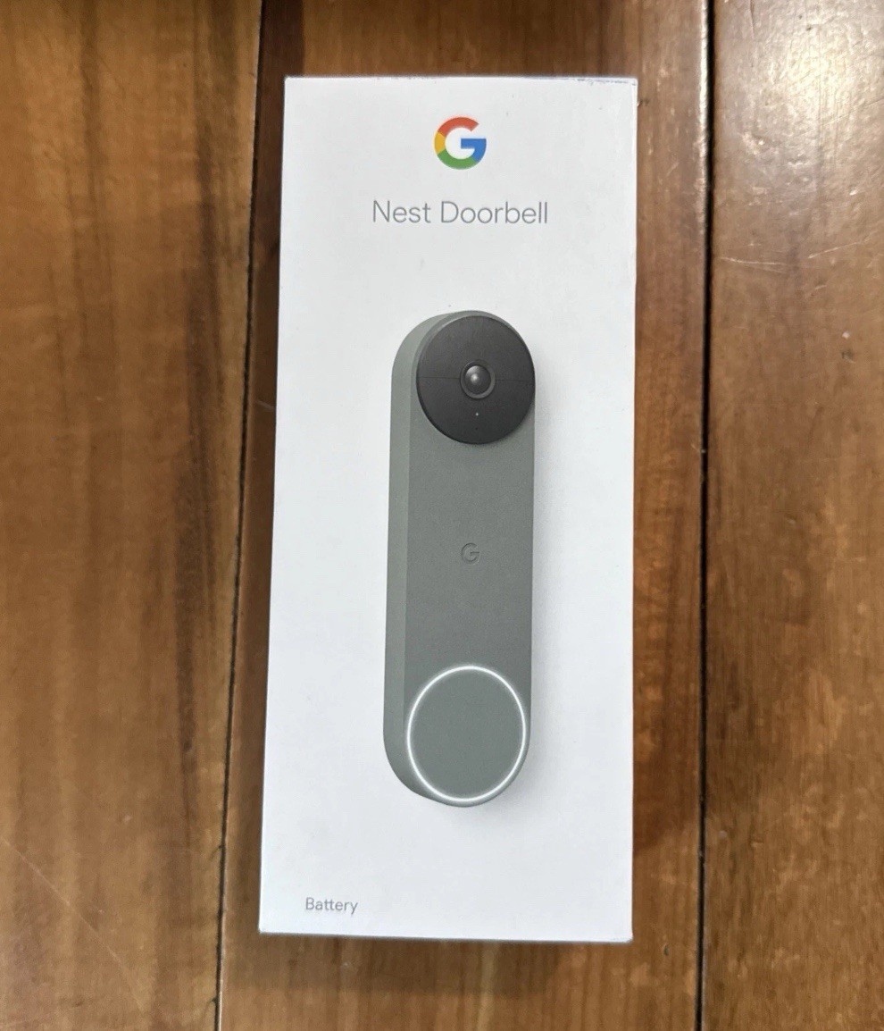 Google Nest Video Doorbell Ivy Battery GA02075-US New Open Box