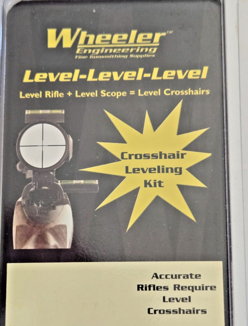 Wheeler Engineering Level Rifle + Level Scope = Level Crosshairs