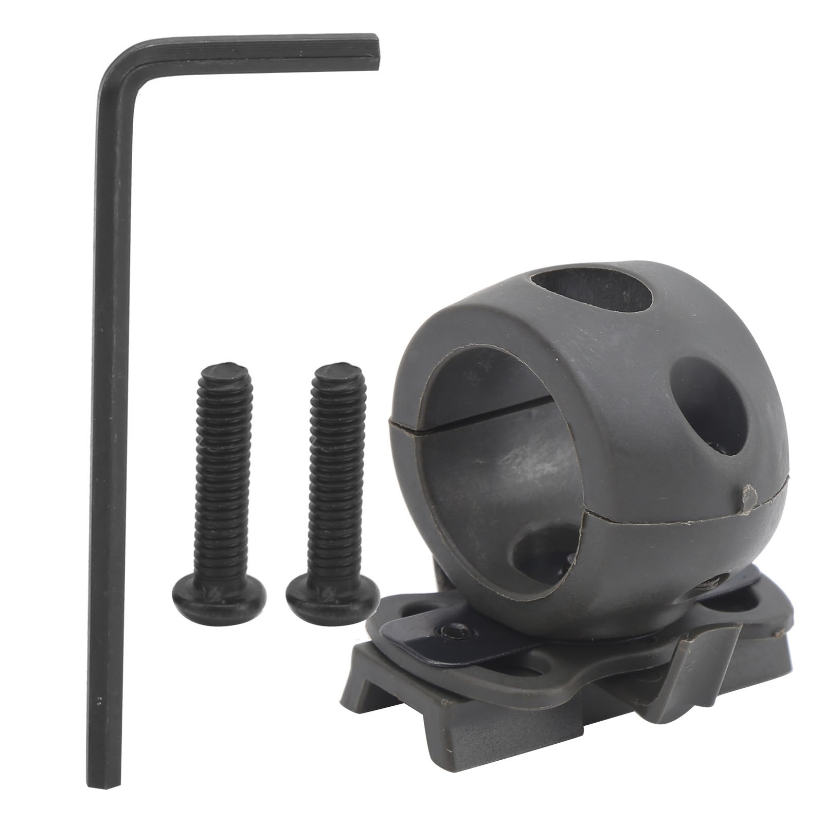 Helmet Flashlight Mount Flashlight Clamp Holder Torch Bracket For