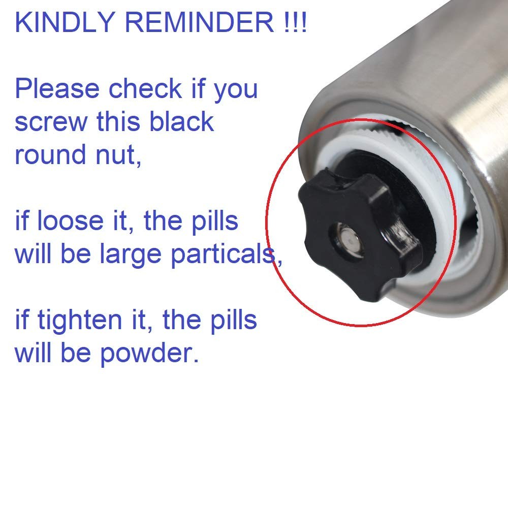 Pill Crusher: Grind Multiple Tablets into Fine Powder - Ideal for Travel, Fee...